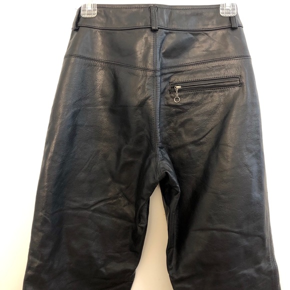 Banana Republic Genuine Leather Pants Sz 2 - Picture 5 of 8